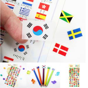 국기 스티커 여러 나라 세계 국가 PVC 반짝반짝 트윙클 꾸미기 공부 놀면서 배우기