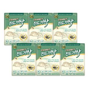 컴배트 진드기 싹 시트 4개입 x6개 집먼지 진드기 퇴치제