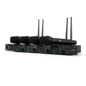 AVMASTER SMC-9004 4채널 무선마이크(벨트,핀,이어셋) 강당,연습실,회의실,체육관,보컬,공연용