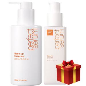 미쟝센 퍼펙트 베이스업 에센스200ml+퍼펙트 크림 세럼80ml+증 정(랜덤)