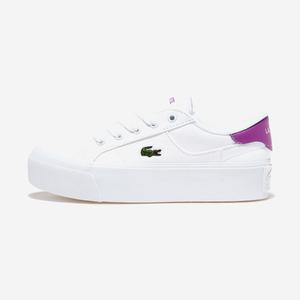 라코스테 지안 플랫폼 색상 WHT/PUR 7-45CFA0012