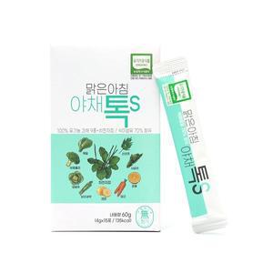 유기농 야채톡 s 동결건조 야채가루 차전자피 스틱 15포 3개