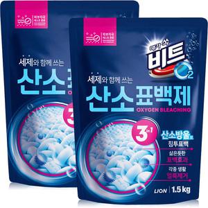 비트 오투 살균표백제 리필 1.5kg 2개
