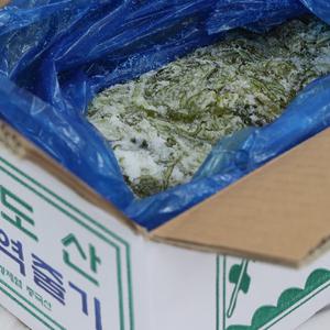 100% 국내산 완도 염장 미역줄기 5kg 10kg 베지토피아