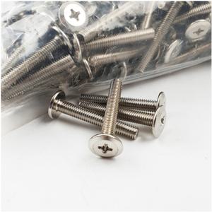 리빙소우 볼트 6MM 가구 6X25 조립 니켈 커넥팅 평볼트 연결