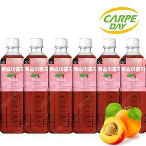 까르페 복숭아 홍차 1000ml 6개 액상 희석 아이스티 피치