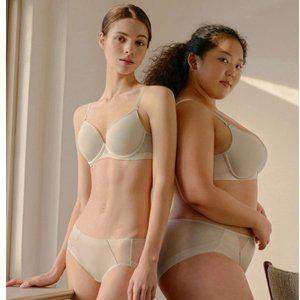 [비너스](센텀시티점)2024 여름 메인 심플리 에어러블 브래지어 A,B컵 헴라인 팬티 세트(VBR0985VPT0985H)