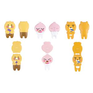 카카오프렌즈 카카오 마그넷 폴딩 홀더 라이언 어피치 춘식이 메모홀더