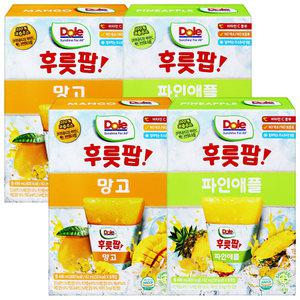 Dole 얼려먹는 주스 후룻팝 8입 망고 2개 + 파인애플 2개