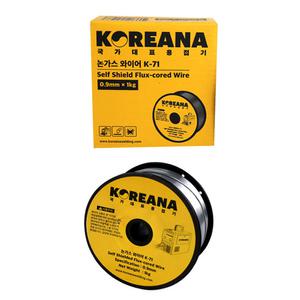 국산 논가스 용접봉 종류 철 아크 금속 용접 와이어 만능 납땜 다용도 0.9mm 1kg