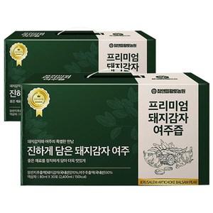 프리미엄 돼지감자 여주즙 진액 80ml 60포