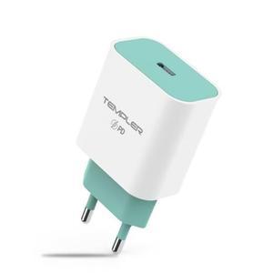 템플러 25W PD 1포트 초고속 충전기 C타입(케이블포