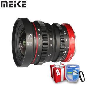 Meike 10mm 35mm T2.2 S35 초광각 수동 프라임 씨네 렌즈 캐논 RF EOS R R5 R6 RP C70 및 레드 코모도 카메