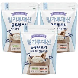 밀가루대신 글루텐 프리 타피오카 전분 1.2kg, 3개