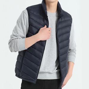 남자 겨울 패딩 경량 조끼 등산 겨울용 실내 방한 집업 누빔 하프 숏 아우터 2개
