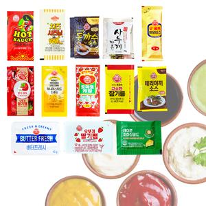달디단마켓 오뚜기 참기름 딸기잼 케찹 핫소스 데리야끼 일회용 낱개소스 13종