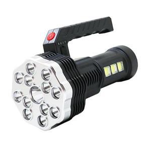 13구 LED 충전식 손전등 후레쉬 9 COB 작업등 P913