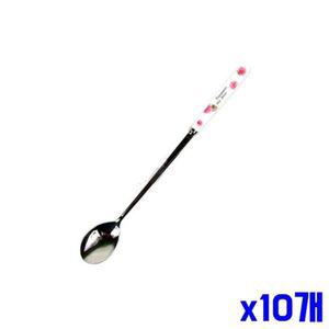 [기타]롱(19.5cm) EBUUAOGT 티스픈 1p x10개 손님용스푼 스푼 티스푼