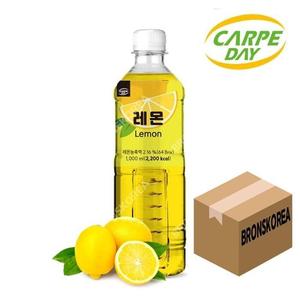 까르페 레몬차 1000ml 12개 액상 과일원액 음료 아이스티