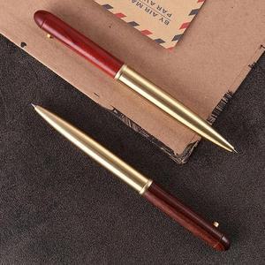 [BZI5024M_51CK]우드 앤틱 황동 볼펜 각인가능 M10372