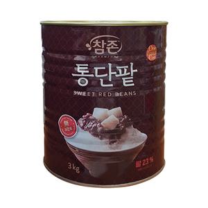 참존 통단팥 3kg 빙수팥 통조림팥