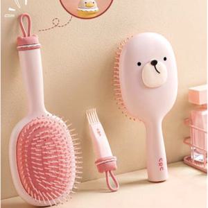 헤어브러쉬 2in1 쿠션머리빗 마사지 카락제거 엉킨 청소
