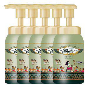 [기타]무궁화 샤워때비누 버블 보태니컬 가든 바디워시 600ml X 5개