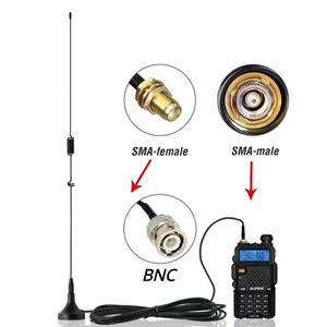 차량용 안테나 UT-106 듀얼 밴드 마그네틱 SMA 암 수 장착 Baofeng 888S UV-5R Kenwood TYT 라디오용