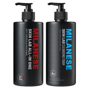 스킨랩 500ml 1+1 세트 (올인원 500ml+클렌징폼 500ml) 업그레이드 남성화장품 밀라네제