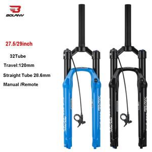 자전거 포크 프레임 기어 바퀴 사이클 MTB 경량 마운트 쇼바 BOLANY MTB 에어 포크 27.5 29인치 에어 오일