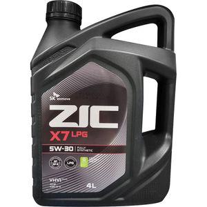 SK엔무브 엔진오일(LPG) ZIC X7 LPG 5W-30 4L 부품 소모품 자재 파츠