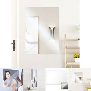벽에 붙이는 안전 아크릴 거울(40x60cm) (직사각)/깨지지않는/부착용거울/접착거울/유아거울/어린이집거울