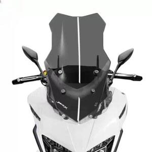 붉은색 윈드스크린 VSX125 크루즈 SYM 바람막이 티타늄 가드 앞유리