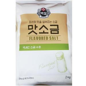 맛소금 백설 2K X6 업소용