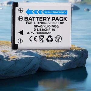 1500mAh 3.7V Li-40B Li 40B 42B 배터리 + 후지필름 후지 NP-45 NP 45 EN-EL10 LCD USB 충전기