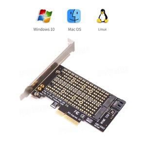 호환 SATA B 어댑터 Express M 2 PCIe M 지원 3 0 2260 듀얼 변환기 카드 2230 PCI-e 키 X4 X16 SSD-PCI 2280 X8 M2
