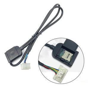 20 안테나 자동차 라디오 멀티미디어 카드 와이어 슬롯 케이블 GPS 커넥터 어댑터 SIM 교체 액세서리 안드로이드 핀 4G 부품
