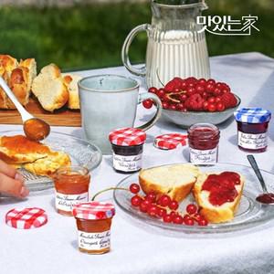 본마망 미니잼 5입 세트 250g  딸기 오렌지 라즈베리 살구 체리)