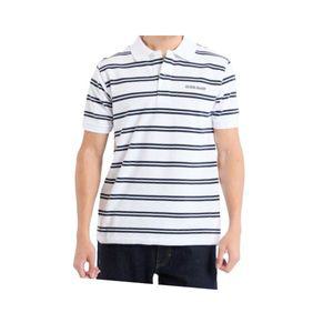 매장정품 게스 GUESS [GJ] 스트라이프 레귤러 카라 반팔티 MPBK1308 385592