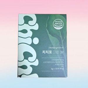 치치포 그린 3X 30포 1박스 시금치추출분말 붓기 녹차맛