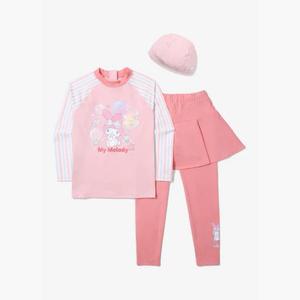 휠라 키즈 마이멜로디 래쉬가드 SET FK2SWG2S01F-SUP