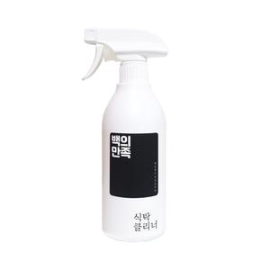 백의만족식탁클리너500ml/식탁/보호/가구/원목/클리너/책상/목재/테이블/청소/오염/물질/제거/소파/세정