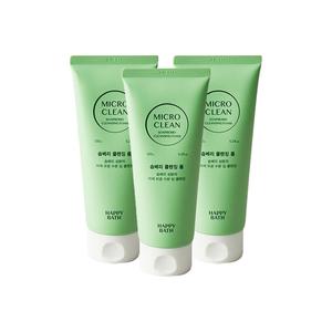 해피바스 마이크로미셀라 솝베리 모이스춰 클렌징 폼 150g x 3개
