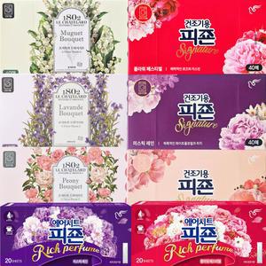 피죤 건조기시트120매 르샤트라 드라이 에어시트 스타일러 의류청정기용