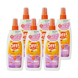 엘지 오프 OFF 미스트 모기 진드기 기피제 177ml 6개