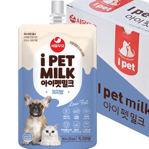 (~25년 10월까지)서울우유 저지방 아이펫밀크 강아지우유 180mlx10ea BOX