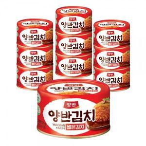 동원 양반 썰은 캔김치 160g x10개 캠핑 여행 통조림 자취생 혼밥 밑반찬