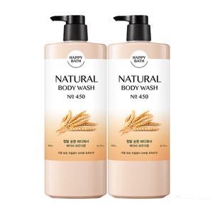 해피바스 바디워시 정말순한, 900g, 2개