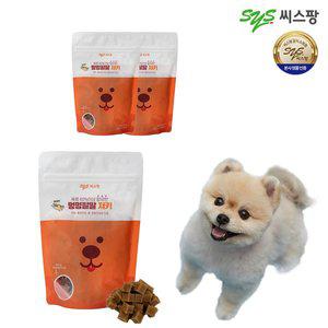 [기타]씨스팡 반려견 영양간식 멍멍팔팔 황태맛 져키 3팩
