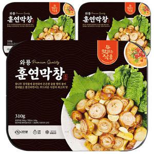 와룡 훈연막창 310g 3개(소스포함)
